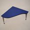 Postmodern Italian Blue, Silver, and Black Coffee Table, 1980s 20