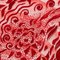 Tableau Scagliola Rouge Art Décoré en Relief par Cupioli 6