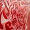 Red Scagliola Art Decorated in Relief Wall Panel by Cupioli 2