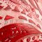 Tableau Scagliola Rouge Art Décoré en Relief par Cupioli 5