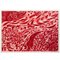 Tableau Scagliola Rouge Art Décoré en Relief par Cupioli 1