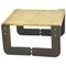 Italian Wood and Travertine Side Table, 1960s, Image 1