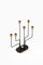 Candelabro sueco de Gunnar Ander para Ystad Metall, años 50, Imagen 4