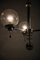 Lámpara de techo Art Déco grande de acero cromado, años 30, Imagen 4