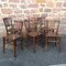 French Bistro Chairs, 1930s, Set of 6 3