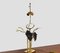 Brass and Black Quartz Table Lamp by Willy Daro, 1970s, Image 4