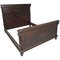 Antique Hand-Carved Mahogany Double Bed 1