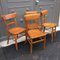 French Bistro Chairs from Baumann, 1950s, Set of 4 7