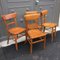 French Bistro Chairs from Baumann, 1950s, Set of 4, Image 7