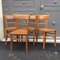 French Bistro Chairs from Baumann, 1950s, Set of 4 3