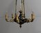 19th Century Empire Style Bronze Chandelier, Image 4