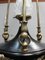 Lámpara de araña estilo Imperio de bronce, siglo XIX, Imagen 15