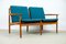 Danish Teak 2-Seater Sofa by Arne Vodder for Glostrup, 1960s, Image 8