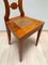 Biedermeier Board Chairs, Cherry Veneer and Mesh, Vienna, 1830s, Set of 6 13