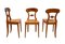 Biedermeier Board Chairs, Cherry Veneer and Mesh, Vienna, 1830s, Set of 6, Image 3