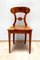 Biedermeier Board Chairs, Cherry Veneer and Mesh, Vienna, 1830s, Set of 6, Image 7