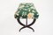 Italian Flower Satin Fabric Stool by Guglielmo Ulrich, 1940s, Image 3