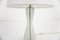 Lámpara de mesa de vidrio de Celadón rayada de Venini, 1956, Imagen 2