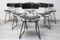 Mid-Century Marble Tulip Dining Table & Bertoia Wire Chairs Set by Eero Saarinen for Knoll Inc. / Knoll International, Image 8