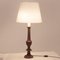 Mid-Century French Garnet Leather Table Lamp by Pierre Lottier, 1950s, Image 3