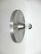 Mid-Century Brushed Aluminium Sconce from Les Arcs Station by Charlotte Perriand 1