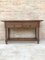 19th Century Spanish Iron and Carved Walnut Console Table, Image 18