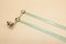 Vintage Art Deco Glass & Chrome-Plated Towel Rack, Image 4