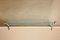 Vintage Art Deco Glass & Chrome-Plated Towel Rack, Image 3