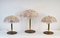 Verstellbare Murano Tischlampen von Barovier & Toso, 1960er, Set of 3 1