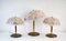 Lámparas de mesa ajustables de cristal de Murano de Barovier & Toso, años 60. Juego de 3, Imagen 2