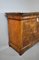 Antique French Burr Elm Commode or Chest of Drawers, Image 11