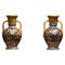 Italian Majolica Vases by S. L. Robbia, 1940, Set of 2 1