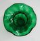 Swedish Art Deco Handmade Emerald Green Glass Vase, 1930s 3
