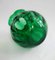 Swedish Art Deco Handmade Emerald Green Glass Vase, 1930s 4