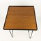 Oak & Metal Side Table, 1950s 10