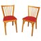 French Bistro Dining Chairs by Baumann France, 1950s, Set of 2 1