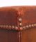 Vintage French Leather Stool 4