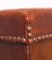 Vintage French Leather Stool, Image 4