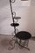 French Wrought Iron & Glass Floor Lamp, 1950s, Image 6
