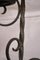French Wrought Iron & Glass Floor Lamp, 1950s, Image 4