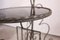 French Wrought Iron & Glass Floor Lamp, 1950s 5