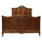 French Carved Walnut Bed, 1920s, Image 1