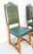 French High Back Dining Chairs, 1920s, Set of 6 8