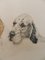 Etching Aquatint of Dogs by Leon Danchin, 1930s 3