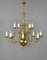 Antique Brass 12-Light Chandelier 11