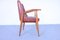 Vintage Leather & Wooden Armchair by Gottardi Mario 7