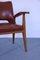 Fauteuil Vintage en Cuir et en Bois par Gottardi Mario 4