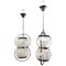 Lámparas colgantes italianas de cristal de Murano, años 60. Juego de 2, Imagen 1