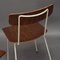 Bedroom Teak Chairs & Table from Auping, 1950s, Set of 3, Image 8