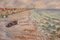 Dänisches Strand Gemälde von Clement, 1930er 1